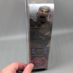 NECA Gears of War 3 Marcus Fenix Journey’s End Gold Retro Lancer Figure NEW