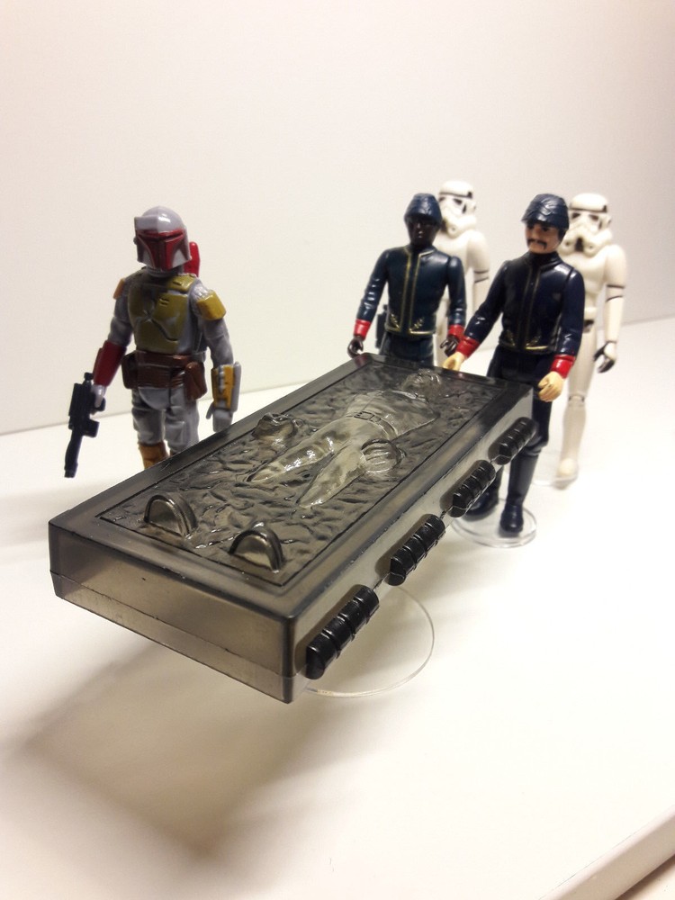 Horizontal Han Carbonite Display Stand (stand only) – Star Wars Kenner POTF
