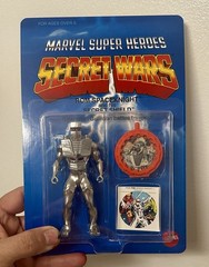 Custom “Mattel” Secret Wars CHROME EDITION – ROM -the Spaceknight+Secret Shield
