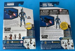 STAR WARS CLONE WARS MANDALORIAN WARRIOR CW29 VARIANT CARDS TRI-LOGO