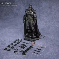 LPZZ DC Batman Arkham Knight V8.04 Batman 1/12 Copmlete Action Figure New