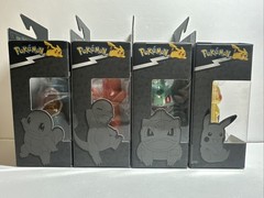 Jazwares Pokémon Select Series 1 Chamander Pikachu Squirtle Bulbasaur Set Of 4