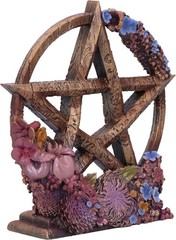 Nemesis Now Season of The Pentagram Figurine, Resin, Bronze (Spring), 16.5