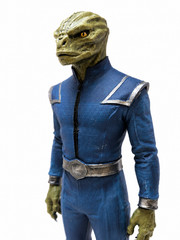 Reptilian Draco Alien Figurine 22cm Hand Painted Alpha Draconis Statue