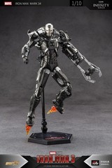 zd toys IRON MAN MARK 34 SOUTHPAW 1/10 action figure iron man 3 MARVEL ship July