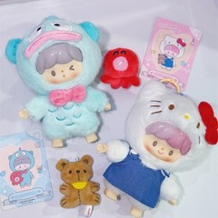 F.UN zZoton Sanrio Love-league Buddies Series Plush Doll Figure Box Art Toys
