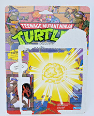1990 TMNT Donatello w/Storage Shell includes card back and accessories preowned