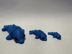 NEW! 3D Printed Articulated/Flexible Animals! Multiple Sizes!