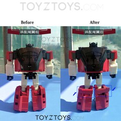 3D DIY Replenish Kit For Siege Sideswipe car tail / Alert car tail Spoilers