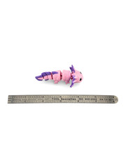 Lot 25 Articulated Axolotl Toy Mini 3D Printed Salamander Fidget Desk Pet 2.75″