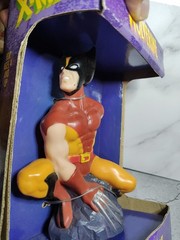 1990 X-Men Wolverine Coin Bank Vinyl Piggy Bank X-Men Vintage Usa Marvel Comics