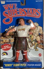 Wwe Mattel Superstars LJN Series 3 Rowdy Roddy Piper Blue Card Chase Ships Today