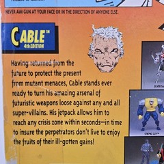 Toy Biz Marvel X-Men X-Force Cable Action Figure 1994 Air Assault 4th Ed Vintage
