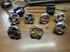 Beyblade X Lot 7 Bey Blades, Included Venom & Spiderman