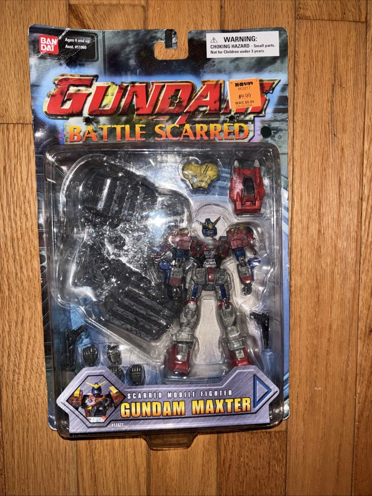 Sealed NIP Gundam Battle Scarred Gundam Maxter Action Figure 2003 Bandai