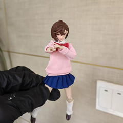 Painted 1/12 DAN DA DAN Ayase Momo Head Carving For 6″ Romankey Figure Body