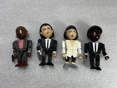 2004 NECA Figure LOT Pulp Fiction The Cast JULES Vincent THE GIMP Mia BUTCH Zed