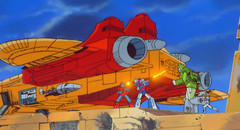 Ultra Magnus Escape Ship from 86 Animated Movie Titan Scaled ***Ship Only