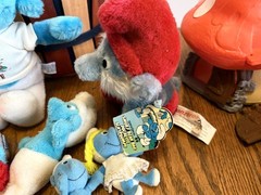 HUGE Vintage Smurfs Lot 1966–1983 PVC Plush Houses Accessories More AS IS Rare
