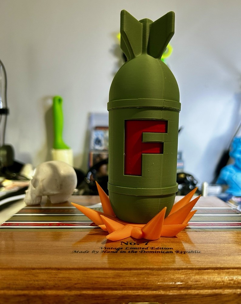 3D Printed F-bomb