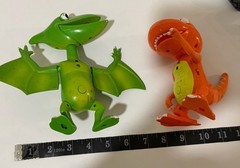 Non-working Lot Of 2 2010 Dinosaur Train TV Show Learning Curve Tiny Buddy