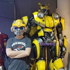 Voice Control Killerbody 1:1 Bumblebee Mask Wearable Helmet Transformer Helmet