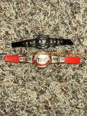 AEW TNT Championship Belt & Tag Wrestling Jazwares Action Figure Accessory Red