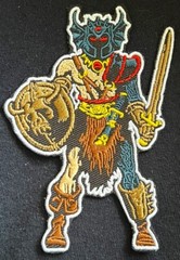 Dungeons and Dragons WARDUKE embroidered figure patch action D&D knight warrior