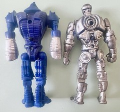 REAL STEEL set of 8 Action Figures robots ATOM lot Zeus steal giant Iron Adam