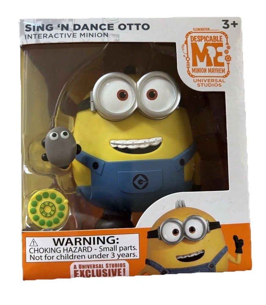 Despicable Me Sing ‘N Dance Otto-Interactive Minion-Universal Studios Exclusive