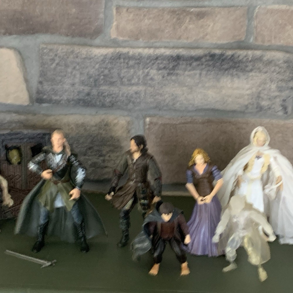 8x Lord of the Rings Figures No Accessories Gollum Mines Goblin