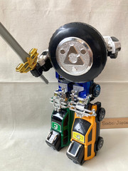 BANDAI Power Rangers Carranger DX RV ROBO TURBO Megazord M in Japan Complete set