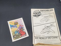 1985 Kenner M.A.S.K. Switchblade Jet/Helicopter w/ Figure Working w/ Manual