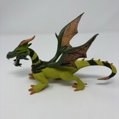 SDE Shantou – Dragon Lot Of 4 – PVC Red Green Yellow Adjustable Jaw