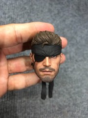 1/6 Hot Toys VGM15 Metal Gear Solid 3 Snake Head Sculpt for Action Figure