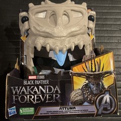 HASBRO BLACK PANTHER 2 WAKANDA FOREVER ATTUMA SHARK ARMOR MASK COSPLAY
