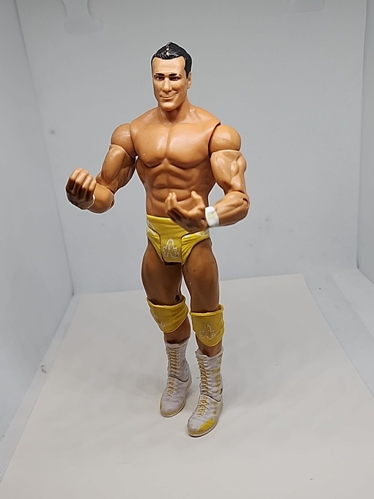 WWE WWF ALBERTO DEL RIO WRESTLING ACTION FIGURE 2011 MATTEL Yellow tight