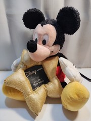 Disney Store Mickey Mouse Plush Holding Gold Star Photo Frame Picture Memories