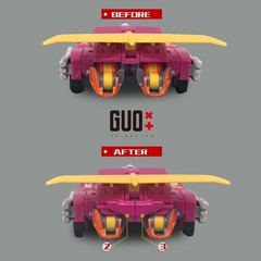GO BETTER 3D DIY Filler Upgrade Kit For SS86 Hot Rod/40th/SG Rodimus Accessories