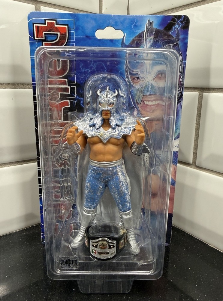 2001 CharaPro ULTIMO DRAGON Blue Gear Figure WWE AEW Mattel NJPW AJPW CMLL ECW