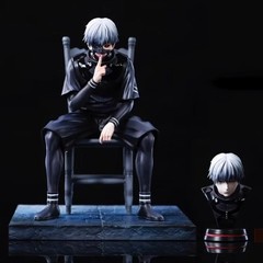 Tokyo Ghoul Kaneki Ken Sitting Figure PVC Anime Statue Collectible