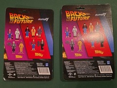 Back To The Future 2 Marty Mcfly + Doc Brown, Super7 ReAction 3.75″ Figures BTTF