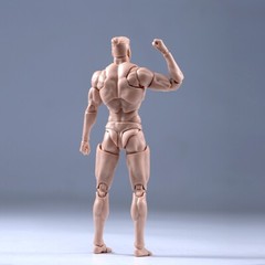 US Romankey 1/12 Male Action Figure Body 6″ Pale Skin Joint Soldier Model w/Head