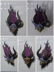 Only Head Painting Memory Toys Fit Demon Hunter 8 in NO Figure C Ver