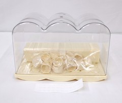 Acrylic Display Case with Adjustable Pedestals for Mini Figures POP MART Labubu