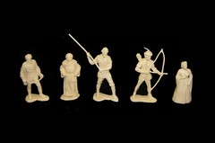 MARX Richard Greene Robin Hood figures 60mm resin Playsets plastic toy soldiers