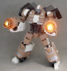 3D DIY LED Hand Cannon Weapon Upgrade Kit For SS108 Wheeljack Accessories