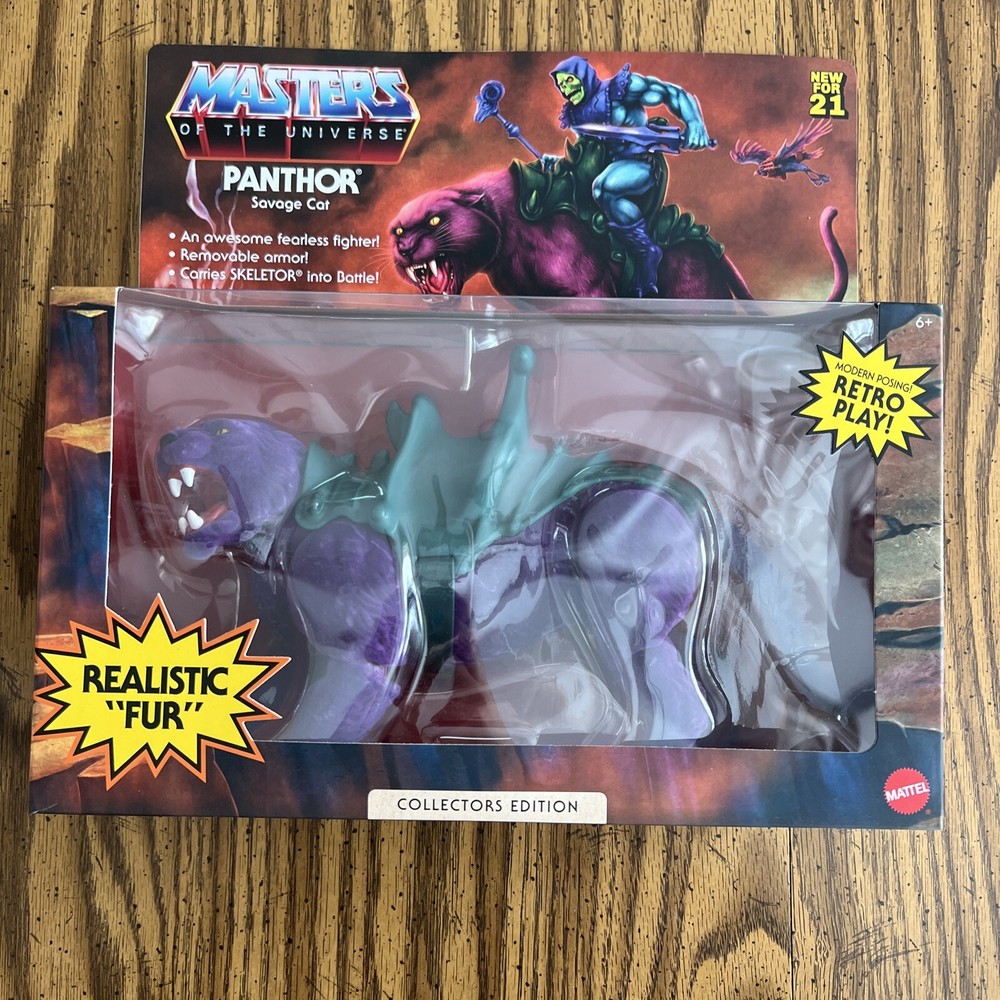MOTU Panthor Figure Masters of the Universe Origins Skeletor’s Savage Cat NIB
