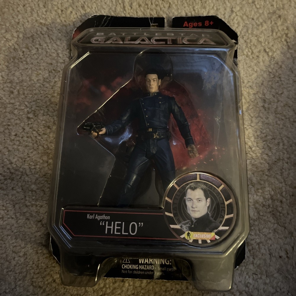 2007 Battlestar Galactica Karl Agathon Helo Action Figure Xpress Exclusive (G9
