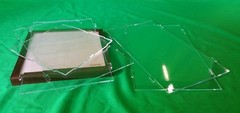 10 x 10 x 18 Display Case for Hot Toy Figures 1/6 Scale, Statue, Doll, LED Light